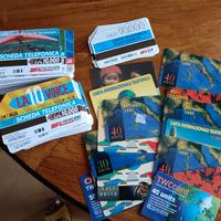 Schede telefoniche usate da collezione 