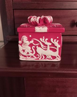 scatola decorazione ornamento ceramica nataliz