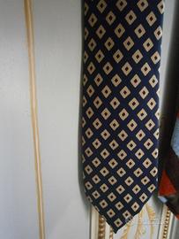 Cravatta di SETA "West end"blu/giallo