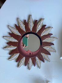 Specchio in legno Sole Indonesia