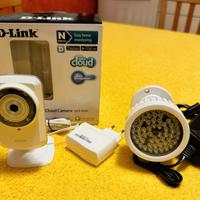 D‑Link DCS‑932L – Videocamera + Illuminatore