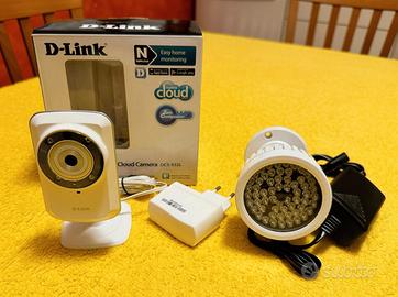 D‑Link DCS‑932L – Videocamera + Illuminatore