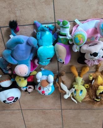 lotto pupazzi Disney 
