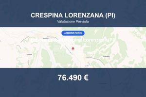 Immobile in asta di 385 m² a Crespina e Lorenzana
