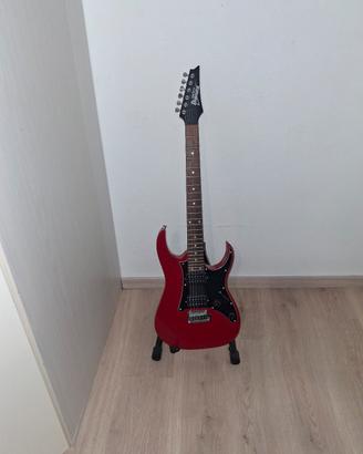 chitarra elettrica Ibanez rossa 