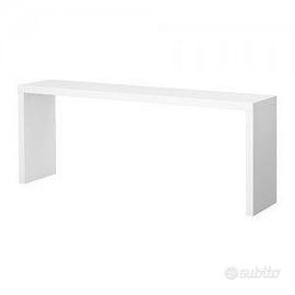 Consolle Bianca Ikea Malm con ruote