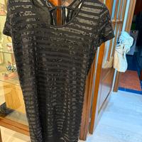 Vestito mini nero Lui Jo con paillettes