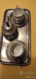 set caffè in peltro 