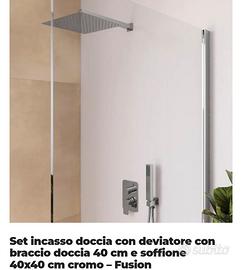 Set incasso doccia nuovo ancora imballato