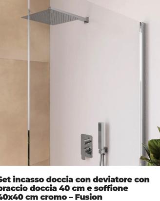 Set incasso doccia nuovo ancora imballato