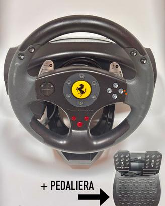 Volante e pedaliera trustmaster ferrari ps2