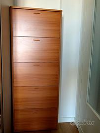 Scarpiera 5 Ante Ribaltabili legno