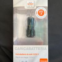 Caricatore x auto 2entrate usb nuovo carica veloce