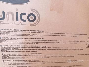 seggiolino auto chicco unico plus