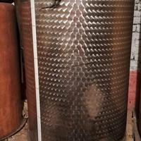 Cisterna INOX 500 L- Fondo piatto- Uso alimentare