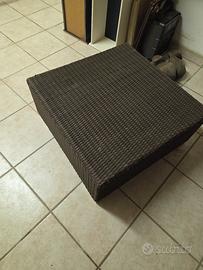 tavolino rattan