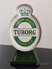 Insegna Birra Tuborg con Supporto 