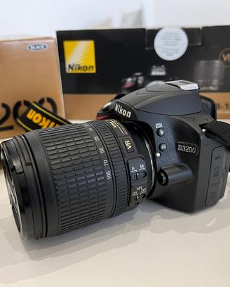 Nikon D3200 macchina fotografica reflex come nuova
