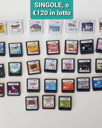 Lotto +30 giochi Nintendo DS & 3DS (Pokemon, Mario