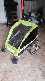 Kidscab carrello/rimorchio/passeggino 2 posti 