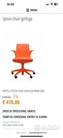 Sedia Design Kartell – Colore Arancione