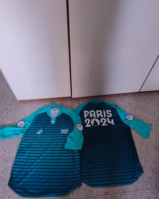 olimpiadi Parigi 2024 t shirt divisa volontario 