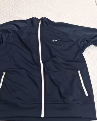 Felpa Nike con zip blu navy – Taglia XXL