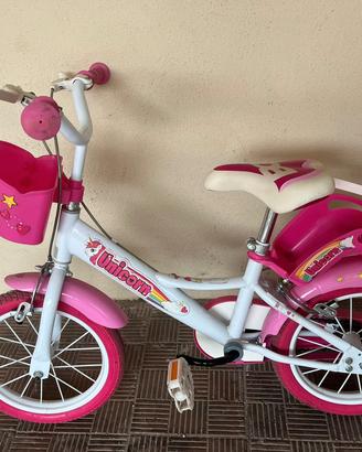 Bicicletta Unicorn 16'' da bambina