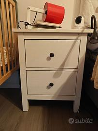 Comodini Hemnes ikea bianchi