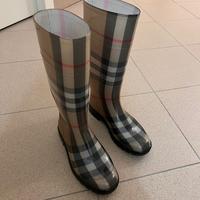 Stivali burberry gomma originali
