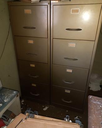 cassettiere  in metallo  duto  