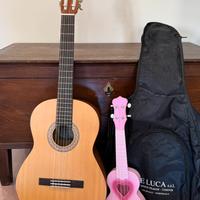 Chitarra Classica Yamaha + Ukulele in plastica