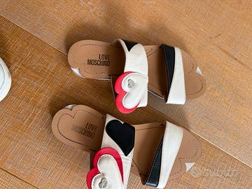 Moschino ciabatte sandali 35 bambina