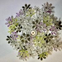 Lampadario  Con Decorazioni Floreali