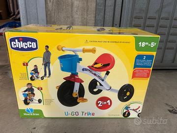 Chicco Triciclo Bambini U-Go 2in1, Triciclo Bimba