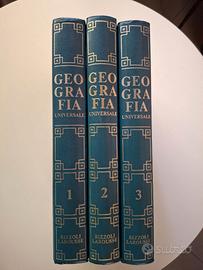 3 volumi GEOGRAFIA UNIVERSALE