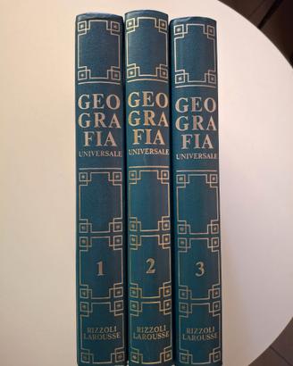 3 volumi GEOGRAFIA UNIVERSALE