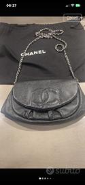 Chanel halfmoon wallet chain