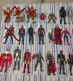Collezione personaggi Marvel Hasbro.