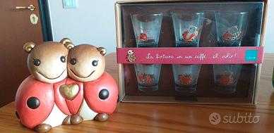 Tazzine Thun e coccinelle grandi Thun