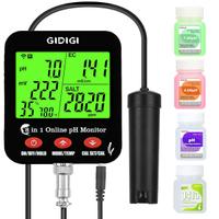 Misuratore pH EC TDS WiFi acquari idroponica birra