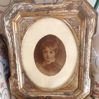 ritratto con cornice 1900