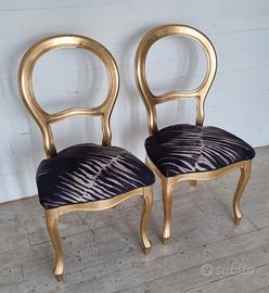 Set 2 Sedie stile Barocco