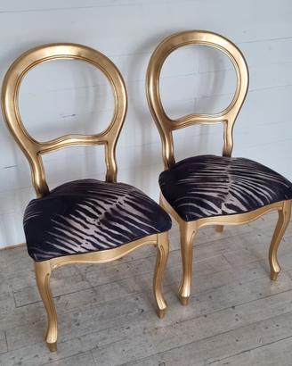 Set 2 Sedie stile Barocco