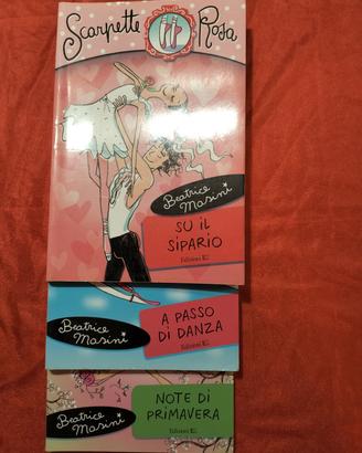 3 libri collana "Scarpette rosa"