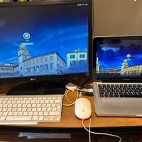 MAC BOOK PRO 13,3 POLLICI + MONITOR ESTERNO L 17 P