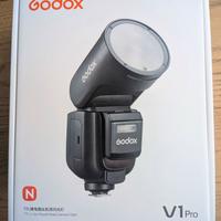 Nuovo! Speedlight Godox V1pro Nikon flash rotonda