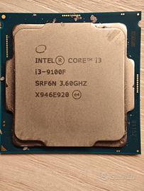 CPU Intel 9100F funzionante