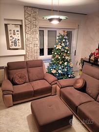 DIVANO 3 E 2 POSTI + POUF