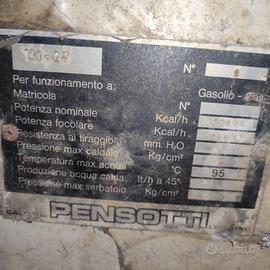 Caldaia riscaldamento Pensotti